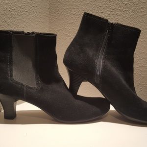 Black Suede Bootie